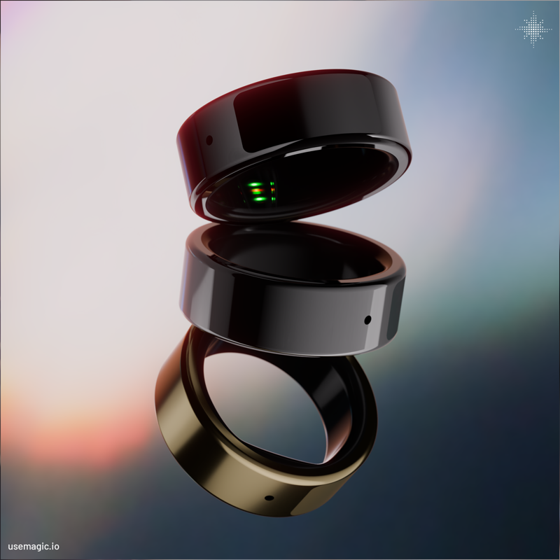 The Magic Ring in Black, Silver, and Gold